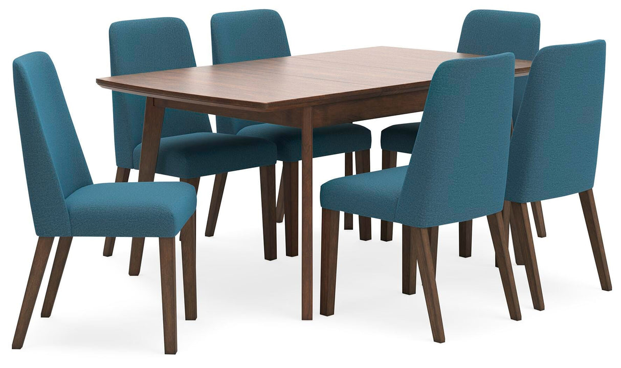 Lyncott Extension Dining Table and 6 Chairs - D615D17
