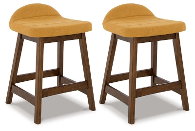 Lyncott Counter Height Bar Stool (Set of 2) - D615-424X2