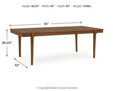 Lyncott Extension Dining Table and 4 Chairs - D615D25