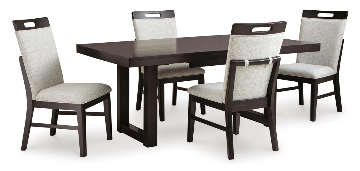 Neymorton Dining Table and 4 Chairs - D618D1