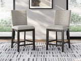 Neymorton Counter Height Dining Table and 4 Barstools - D618D5