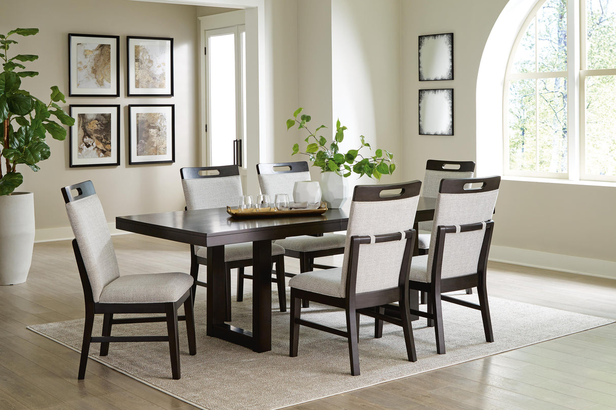 Neymorton Dining Table and 6 Chairs - D618D2