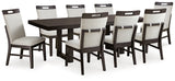 Neymorton Dining Table and 8 Chairs - D618D3