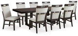 Neymorton Dining Table and 8 Chairs - D618D3