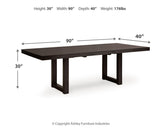 Neymorton Dining Table and 8 Chairs - D618D3