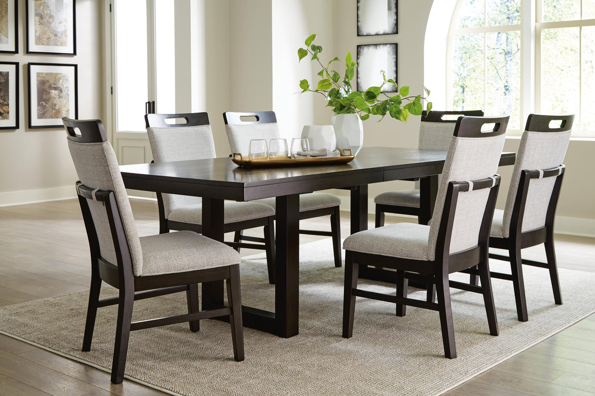 Neymorton Dining Table and 6 Chairs - D618D2