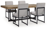 Tomtyn Dining Table and 4 Chairs - D622D1