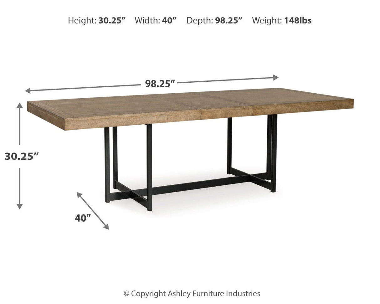Tomtyn Extension Dining Table and 8 Chairs - D622D3