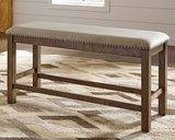 Moriville Counter Height Dining Bench - D631-09