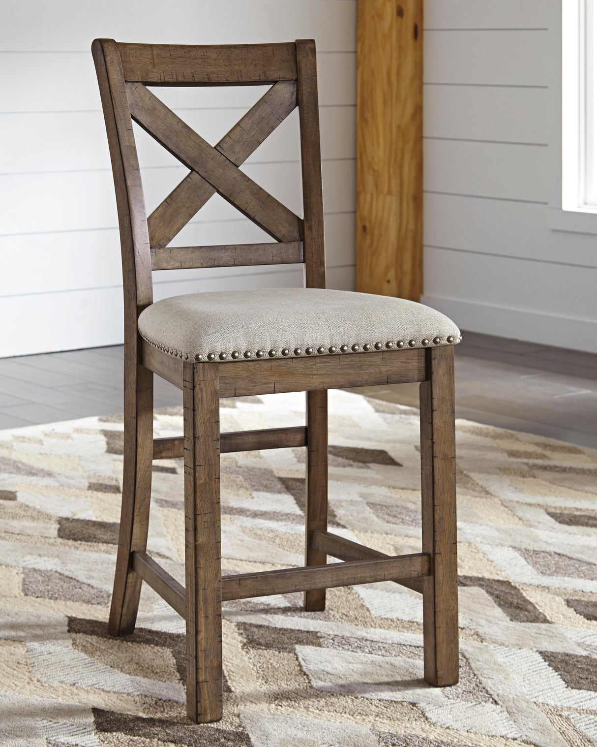 Moriville Counter Height Bar Stool (Set of 2) - D631-124X2