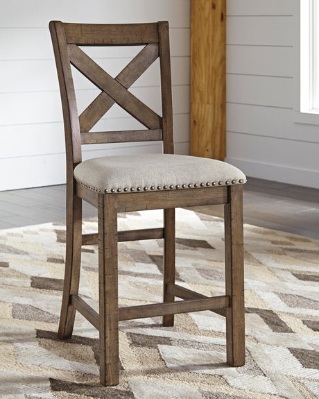 Moriville Counter Height Bar Stool (Set of 2) - D631-124X2