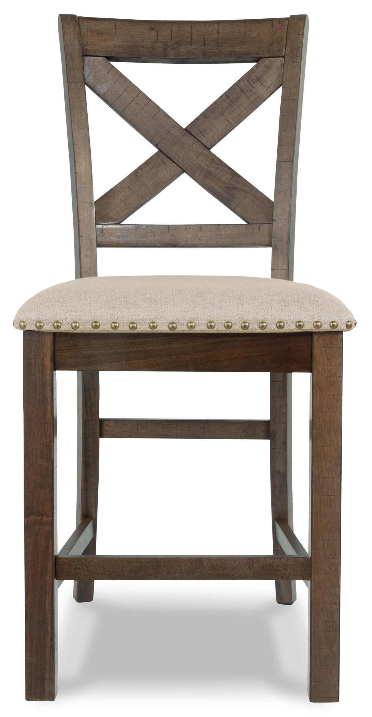 Moriville Counter Height Dining Table with 4 Barstools, Bench, and Server - D631D4