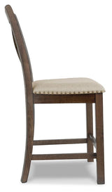 Moriville Counter Height Dining Table and 6 Barstools - D631D10