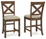 Moriville Counter Height Bar Stool (Set of 2) - D631-124X2