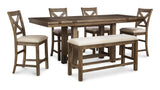 Moriville Counter Height Dining Extension Table - D631-32