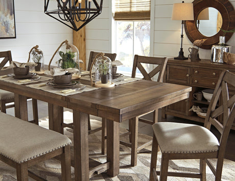 Moriville Counter Height Dining Extension Table - D631-32
