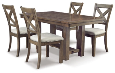 Moriville Dining Table and 4 Chairs - D631D5