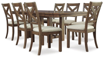 Moriville Dining Table and 8 Chairs - D631D13