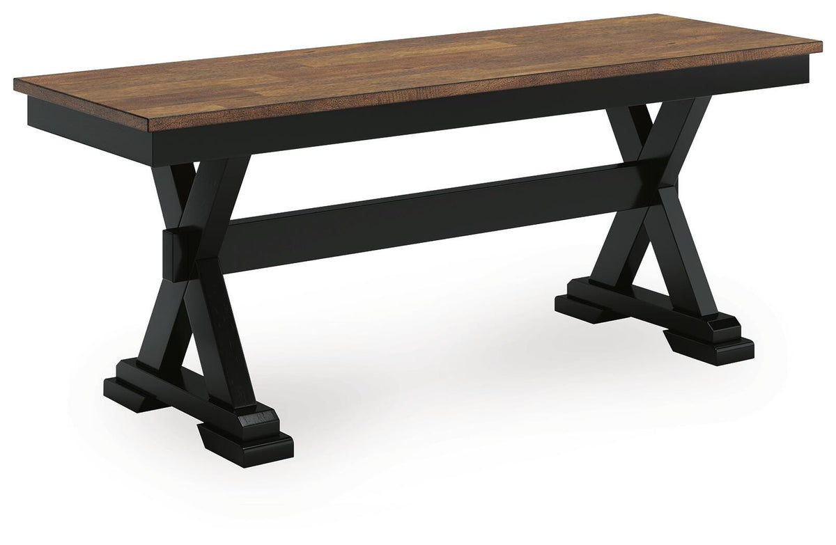 Wildenauer Dining Table, 2 Chairs and 2 Benches - D634D7