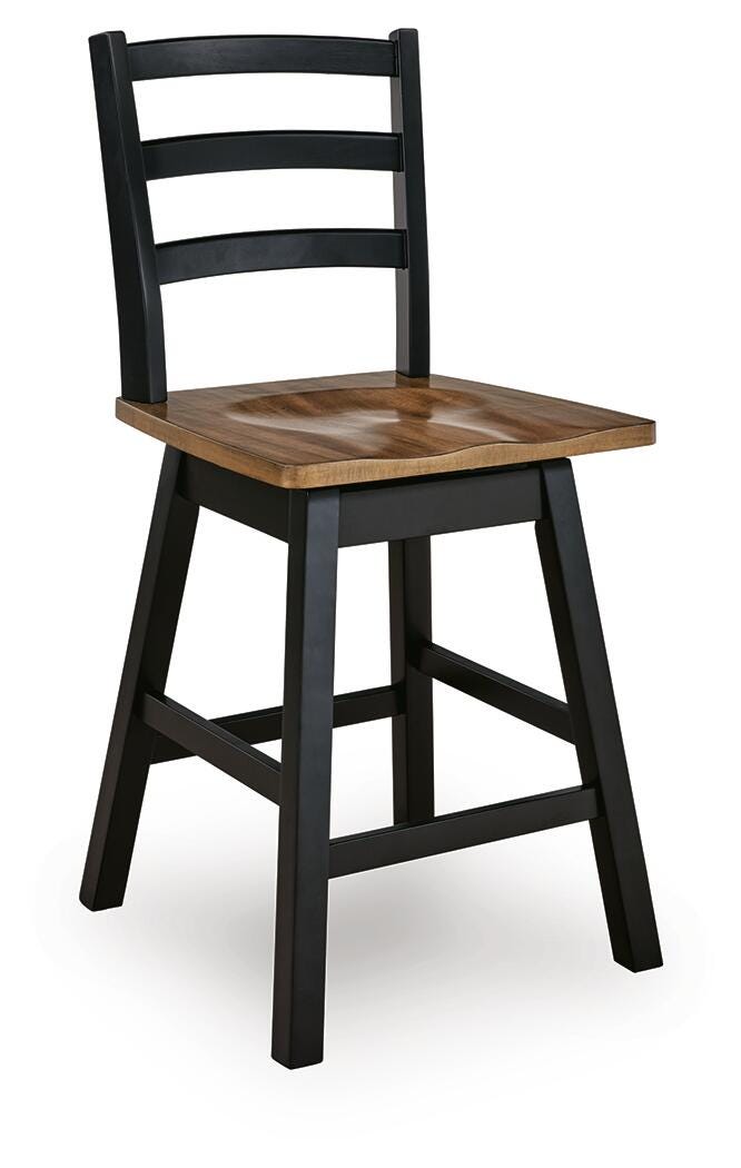 Wildenauer Counter Height Swivel Barstool - D634-224