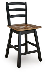 Wildenauer Counter Height Swivel Barstool - D634-224