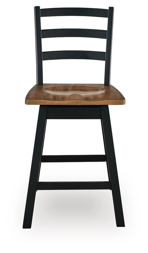 Wildenauer Counter Height Swivel Barstool - D634-224