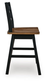 Wildenauer Counter Height Swivel Barstool - D634-224