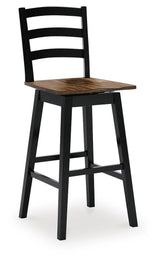 Wildenauer Bar Table and 4 Barstools - D634D6
