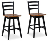 Wildenauer Bar Height Barstool (Set of 2) - D634-230X2