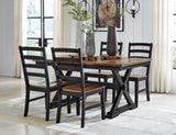 Wildenauer Dining Table and 4 Chairs - D634D1