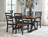 Wildenauer Dining Table and 4 Chairs - D634D1