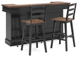 Wildenauer Bar Table and 2 Barstools - D634D10