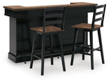 Wildenauer Bar Table and 2 Barstools - D634D10