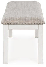 Robbinsdale Dining Table, 4 Chairs and Bench - D642D4