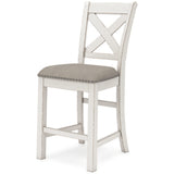 Robbinsdale Counter Height Dining Table and 6 Barstools - D642D5