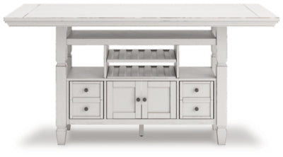 Robbinsdale Counter Height Dining Table and 4 Barstools - D642D6