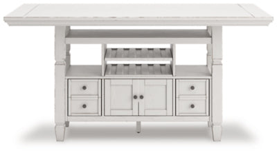 Robbinsdale Counter Height Dining Table and 4 Barstools - D642D6