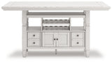Robbinsdale Counter Height Dining Table and 4 Barstools - D642D6