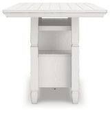 Robbinsdale Counter Height Dining Table and 4 Barstools - D642D6
