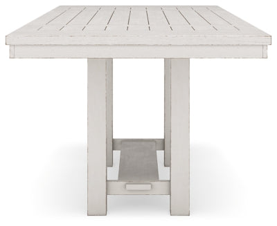 Robbinsdale Counter Height Table and 8 Barstools - D642D9