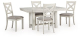 Robbinsdale Dining Table and 4 Chairs - D642D3