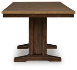 Rylandeen Counter Height Extension Dining Table and 4 Barstools - PCD651D3