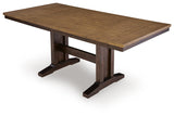 Rylandeen Counter Height Extension Dining Table and 4 Barstools - PCD651D3