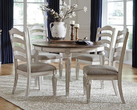 Realyn Dining Table and 4 Chairs - D743D1
