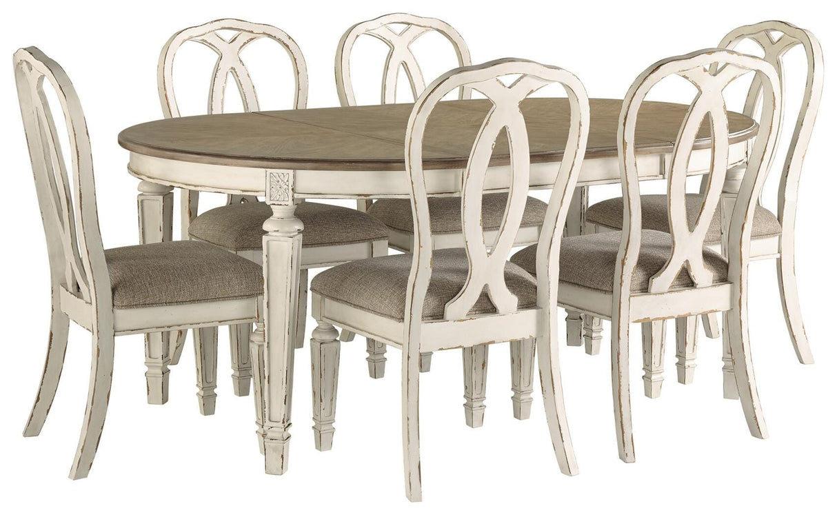 Realyn Dining Table and 6 Chairs - D743D13