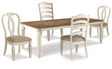 Realyn Dining Table and 4 Chairs - D743D17