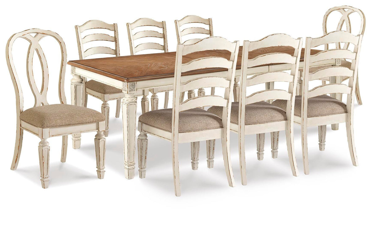 Realyn Dining Table with 8 Chairs - D743D9