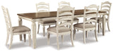 Realyn Extension Dining Table and 6 Chairs - D743D4