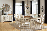 Realyn Dining Table and 8 Chairs - D743D5