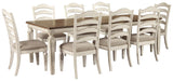 Realyn Dining Table and 8 Chairs - D743D5